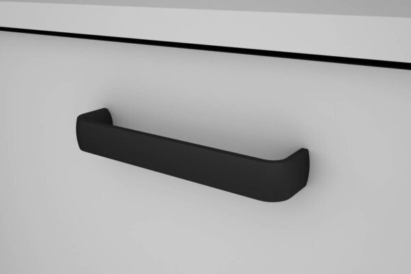 Sideboard FARO weiß schwarz B/H/T: ca. 160x84x40 cm – Bild 5