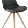 Tischgruppe KIRA anthrazit Eiche schwarz B/H/T: ca. 140x75x80 cm – Bild 4