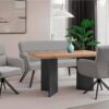 Tisch MARTEN Eiche Nachbildung anthrazit B/H/T: ca. 138x75,5x90 cm Tisch MARTEN Eiche Nachbildung anthrazit B/H/T: ca. 138x75,5x90 cm – Bild 2
