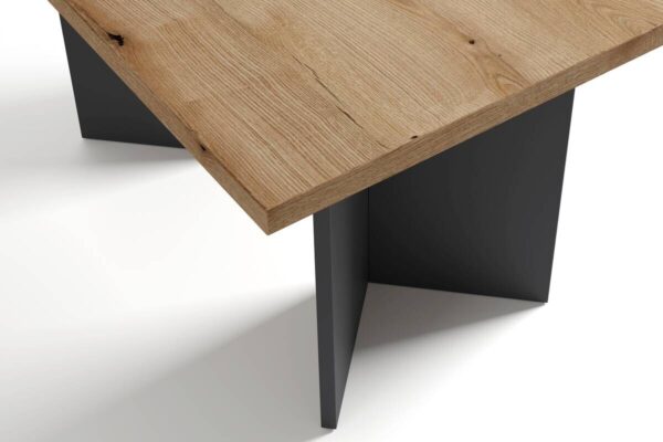 Tisch MARTEN Eiche Nachbildung anthrazit B/H/T: ca. 138x75,5x90 cm Tisch MARTEN Eiche Nachbildung anthrazit B/H/T: ca. 138x75,5x90 cm – Bild 3