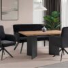 Tisch MARTEN Eiche Nachbildung anthrazit B/H/T: ca. 138x75,5x90 cm Tisch MARTEN Eiche Nachbildung anthrazit B/H/T: ca. 138x75,5x90 cm – Bild 4