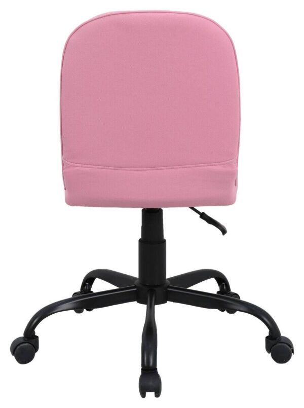 Drehstuhl TROLLY schwarz pink Metall Stoff Drehstuhl TROLLY schwarz pink Metall Stoff – Bild 5
