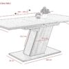 Essgruppe Gesa II Eiche anthrazit Holzwerkstoff B/H/T: ca. 180x76x90 cm – Bild 2