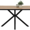 Essgruppe Inn Eiche schwarz anthrazit Holzwerkstoff B/H/T: ca. 140x76x90 cm – Bild 3