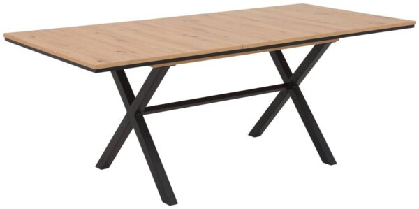 Essgruppe Karina Eiche anthrazit Microfaser B/H/T: ca. 200x76x90 cm – Bild 3