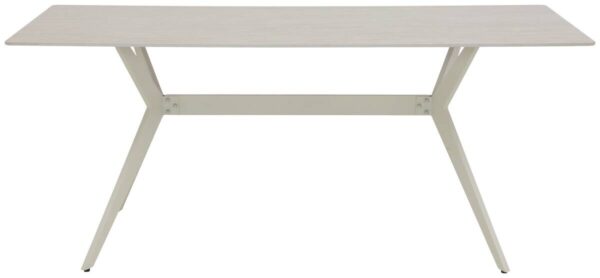Esstisch Paccino II Marmoroptik weiß B/H/T: ca. 180x76x90 cm – Bild 3
