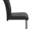 Essgruppe Paula III Eiche anthrazit Microfaser B/H/T: ca. 220x76x90 cm – Bild 3