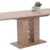 Essgruppe Paula III schlamm Microfaser B/H/T: ca. 220x76x90 cm – Bild 5