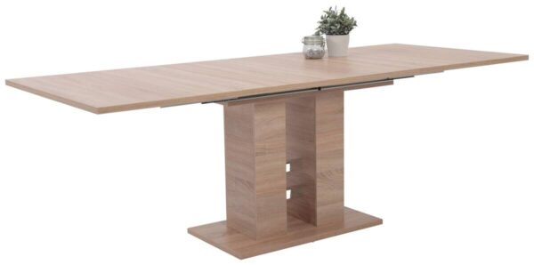 Essgruppe Paula III schlamm Microfaser B/H/T: ca. 220x76x90 cm – Bild 5