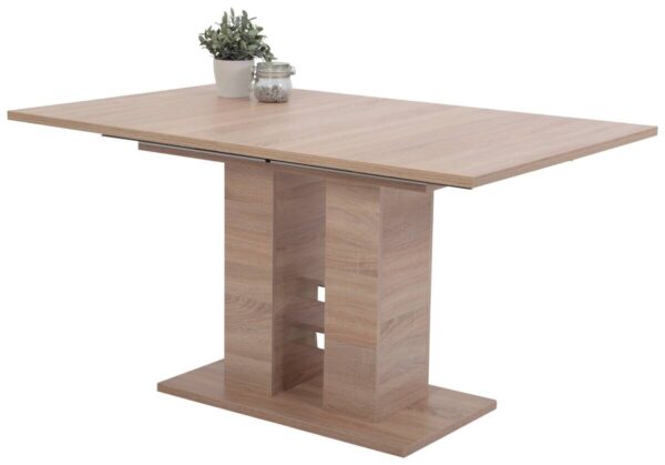 Essgruppe Ulla Eiche anthrazit Holzwerkstoff B/H/T: ca. 220x76x90 cm – Bild 2