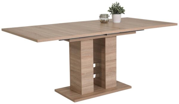 Essgruppe Ulla Eiche anthrazit Holzwerkstoff B/H/T: ca. 220x76x90 cm – Bild 3