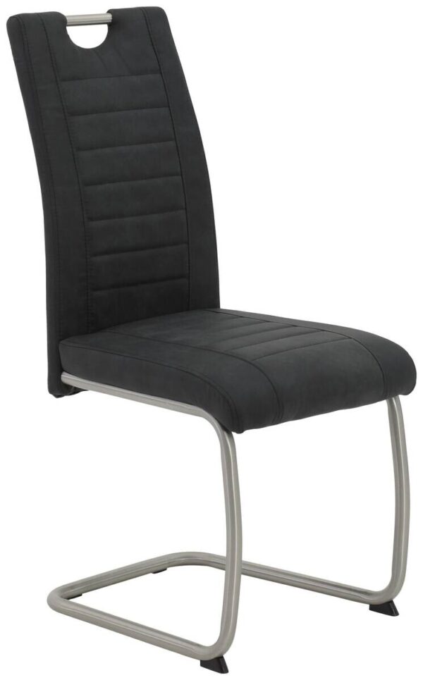 Essgruppe Ulla Eiche anthrazit Holzwerkstoff B/H/T: ca. 220x76x90 cm – Bild 5