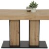 Essgruppe Agnes I grau Eiche Holzwerkstoff B/H/T: ca. 220x76x90 cm – Bild 3