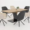 Sessel Amira anthrazit Metall Samt B/H/T: ca. 56x89x61 cm – Bild 5