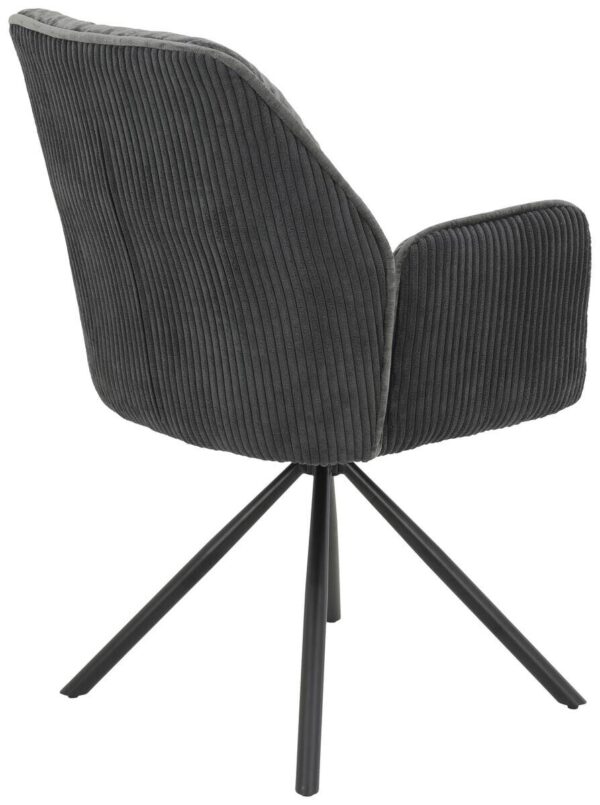 Sessel Amira, 2er-Set anthrazit B/H/T: ca. 56x89x61 cm Sessel Amira, 2er-Set anthrazit B/H/T: ca. 56x89x61 cm – Bild 5