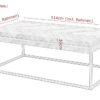 Couchtisch Carlos grau B/H/T: ca. 114x42x64 cm – Bild 2