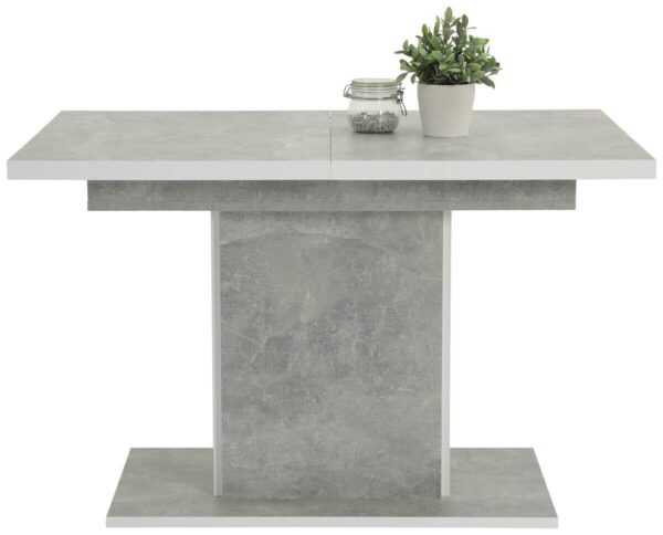 Essgruppe Donau I Beton Holzwerkstoff B/H/T: ca. 160x76x80 cm – Bild 5