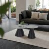 Couchtisch Dustin Marmoroptik grau B/H: ca. 70x46 cm – Bild 3