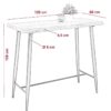 Bartisch Gabi I Akazie grau B/H/T: ca. 120x108x60 cm – Bild 2