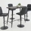 Bartisch Gabi I Akazie grau B/H/T: ca. 120x108x60 cm – Bild 3