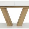 Esstisch Hamm weiß Eiche B/H/T: ca. 180x76x90 cm – Bild 3