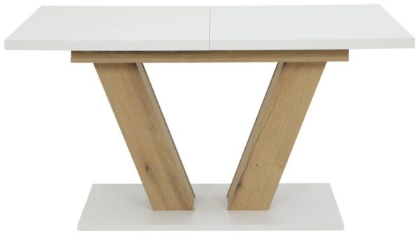 Esstisch Hamm weiß Eiche B/H/T: ca. 180x76x90 cm – Bild 3