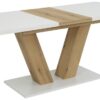 Esstisch Hamm weiß Eiche B/H/T: ca. 180x76x90 cm – Bild 4