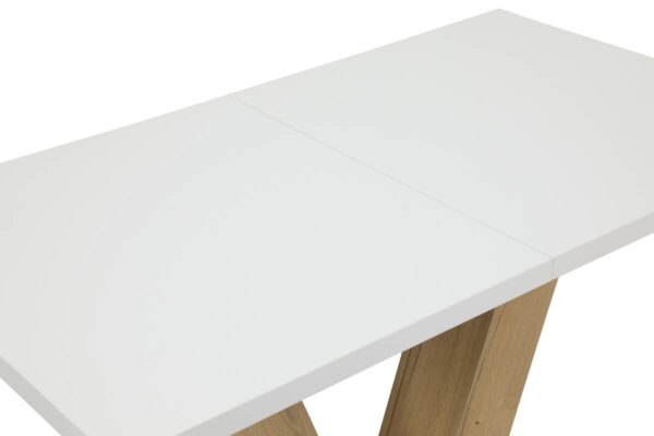 Esstisch Hamm weiß Eiche B/H/T: ca. 180x76x90 cm – Bild 5