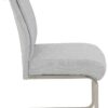 Schwingstuhl Ines, 4er-Set grau Metall Microfaser Webstoff B/H/T: ca. 50x99x66 cm – Bild 5