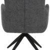 Armlehnstuhl Leandra, 2er-Set anthrazit Microfaser Webstoff B/H/T: ca. 63x92x69 cm – Bild 4