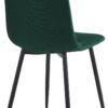 Stuhl Leipzig, 4er-Set moosgrün Microfaser B/H/T: ca. 44x92x54 cm – Bild 3