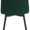 Stuhl Leipzig, 4er-Set moosgrün Microfaser B/H/T: ca. 44x92x54 cm – Bild 5