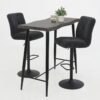Barhocker Leni I, 2er-Set anthrazit B/H/T: ca. 44x124x57 cm Barhocker Leni I, 2er-Set anthrazit B/H/T: ca. 44x124x57 cm – Bild 2