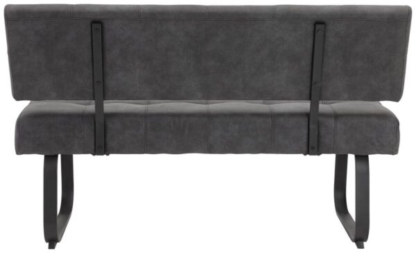 Essgruppe Luise Eiche anthrazit Holzwerkstoff B/H/T: ca. 180x76x90 cm – Bild 5