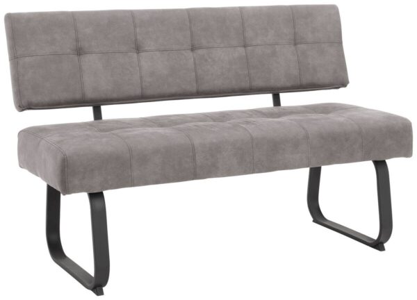 Essgruppe Luise grau Eiche Microfaser B/H/T: ca. 180x76x90 cm – Bild 2