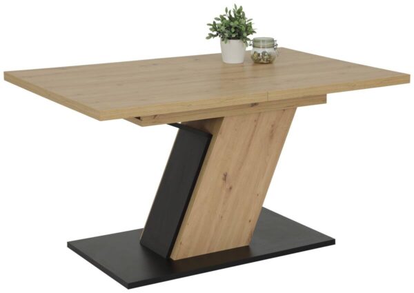 Essgruppe Luise grau Eiche Microfaser B/H/T: ca. 180x76x90 cm – Bild 5