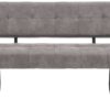 Sitzbank Luise I grau Microfaser B/H/T: ca. 140x90x64 cm Sitzbank Luise I grau Microfaser B/H/T: ca. 140x90x64 cm – Bild 5