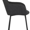 Armlehnstuhl Maria anthrazit Microfaser Webstoff B/H/T: ca. 55x84x61 cm – Bild 5