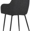 Armlehnstuhl Maria, 2er-Set anthrazit Microfaser Webstoff B/H/T: ca. 55x84x61 cm – Bild 5