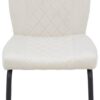 Schwingstuhl Oslo, 4er-Set beige Microfaser B/H/T: ca. 45x92x60 cm – Bild 3
