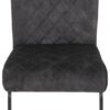 Schwingstuhl Rachel I, 2er-Set anthrazit Microfaser B/H/T: ca. 46x96x60 cm – Bild 3