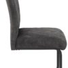 Schwingstuhl Rachel I, 4er-Set anthrazit Microfaser B/H/T: ca. 46x96x60 cm – Bild 5