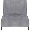 Schwingstuhl Riga, 2er-Set hellgrau Webstoff B/H/T: ca. 44x100x60 cm – Bild 3