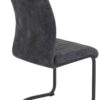 Schwingstuhl Riga, 2er-Set anthrazit Webstoff B/H/T: ca. 44x100x60 cm – Bild 3