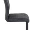 Schwingstuhl Riga, 2er-Set anthrazit Webstoff B/H/T: ca. 44x100x60 cm – Bild 5