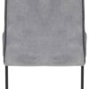 Schwingstuhl Riga, 4er-Set hellgrau Webstoff B/H/T: ca. 44x100x60 cm – Bild 3