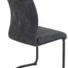 Schwingstuhl Riga, 4er-Set anthrazit Webstoff B/H/T: ca. 44x100x60 cm – Bild 3