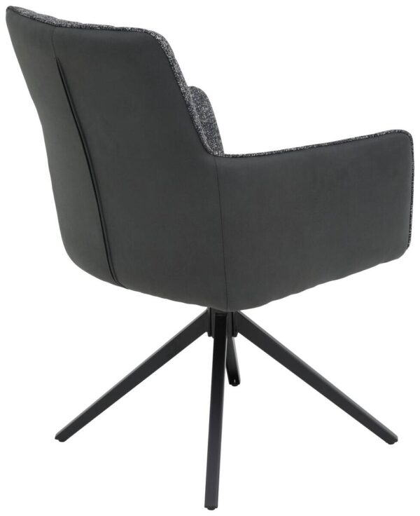 Sessel Udine, 2er-Set anthrazit Webstoff Microfaser B/H/T: ca. 62x90,5x66 cm Sessel Udine, 2er-Set anthrazit Webstoff Microfaser B/H/T: ca. 62x90,5x66 cm – Bild 2