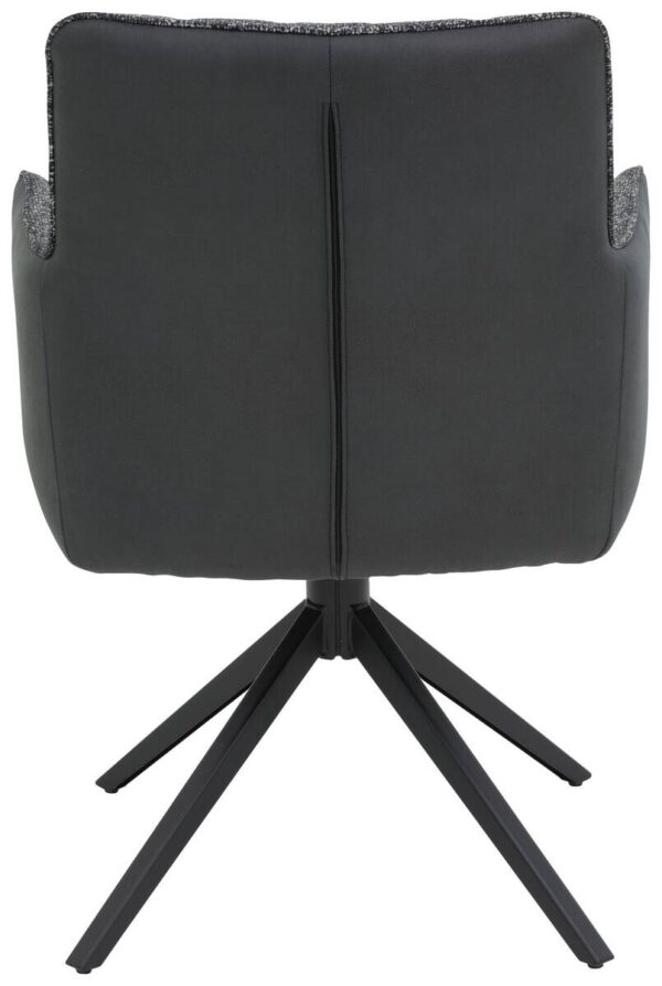 Sessel Udine, 2er-Set anthrazit Webstoff Microfaser B/H/T: ca. 62x90,5x66 cm Sessel Udine, 2er-Set anthrazit Webstoff Microfaser B/H/T: ca. 62x90,5x66 cm – Bild 4