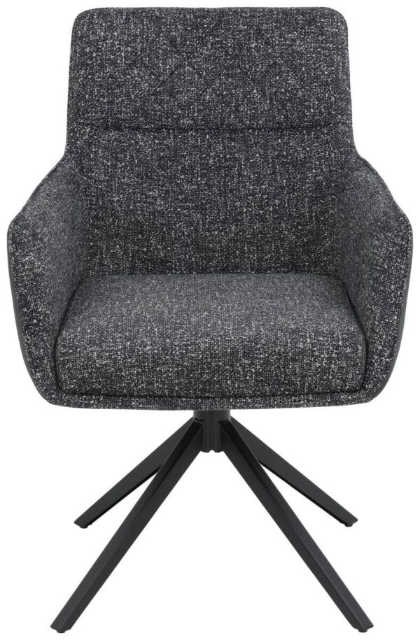 Sessel Udine, 2er-Set anthrazit Webstoff Microfaser B/H/T: ca. 62x90,5x66 cm Sessel Udine, 2er-Set anthrazit Webstoff Microfaser B/H/T: ca. 62x90,5x66 cm – Bild 5